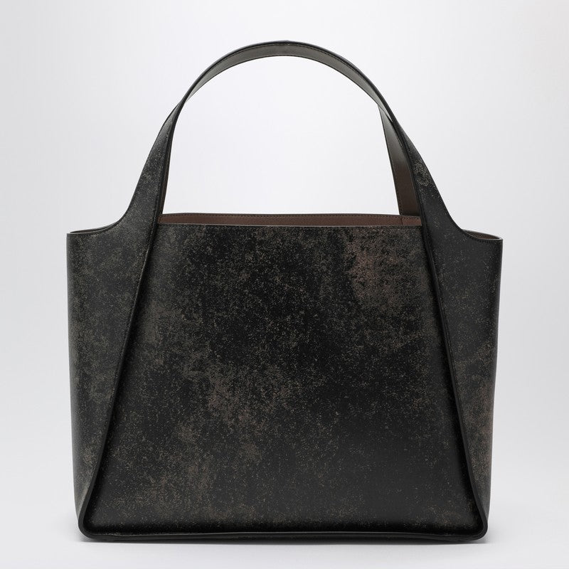 Grand sac Stella Mccartney avec logo Stella effet vieilli