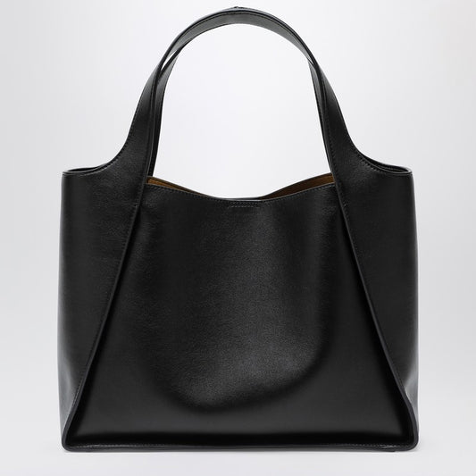 Stella Mccartney Black Medium Stella Logo Bag