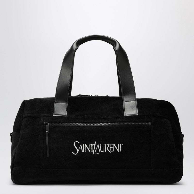 Saint Laurent Schwarze Reisetasche mit Logo