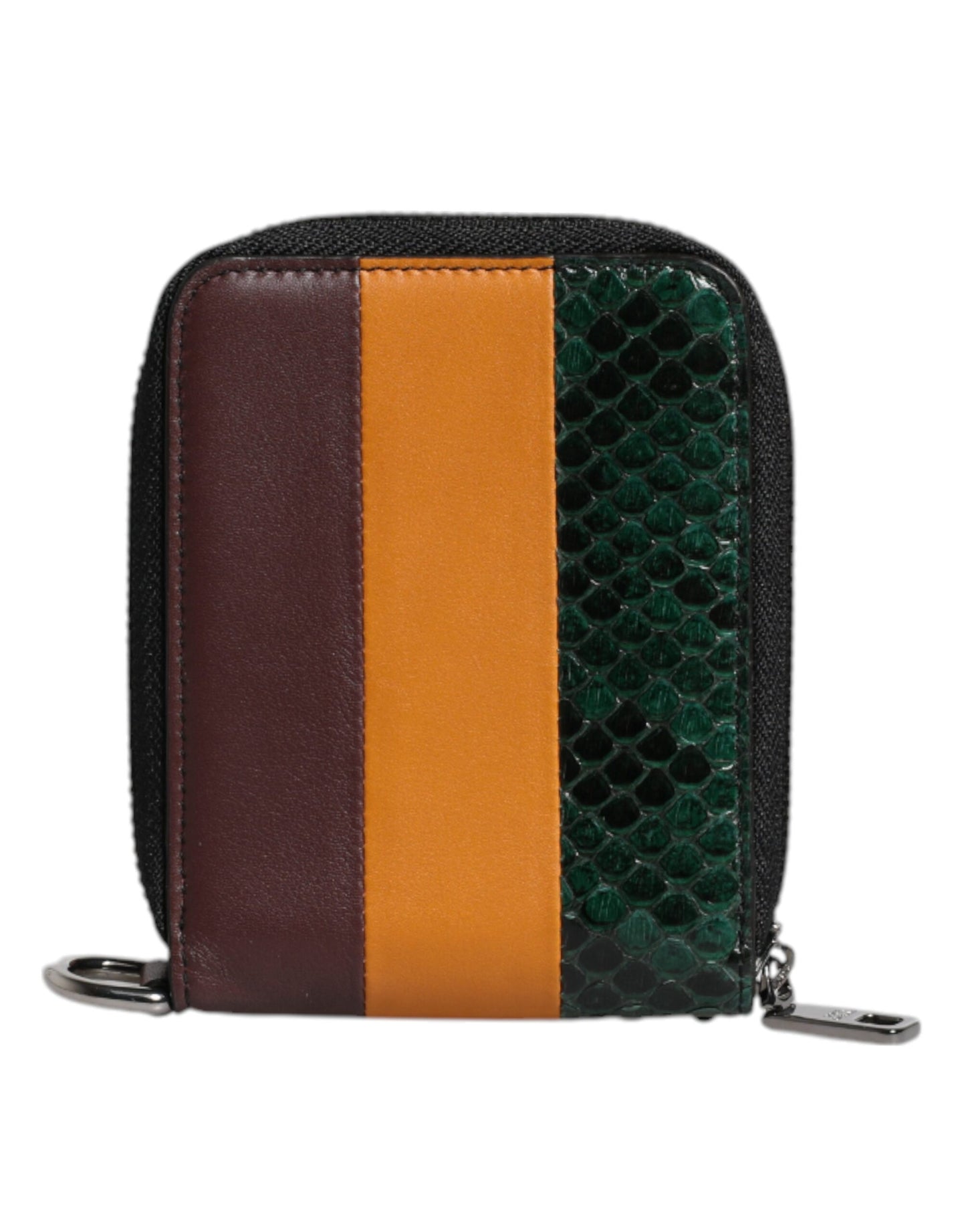 Dolce & Gabbana Multicolor Exotic Leather Dg Bifold Card Holder Wallet