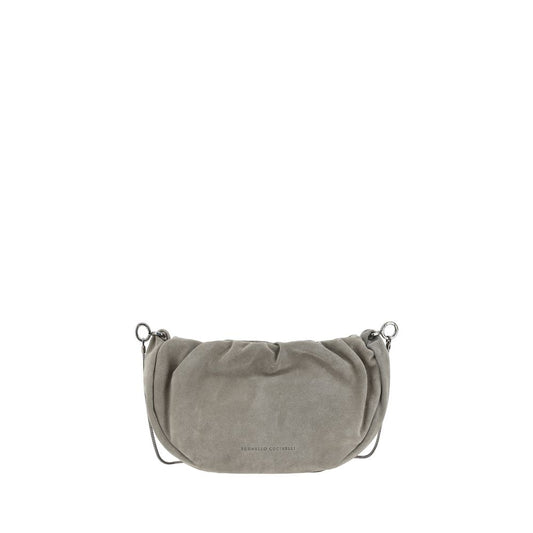 Brunello Cucinelli Suede Shoulder Bag at The Platonist
