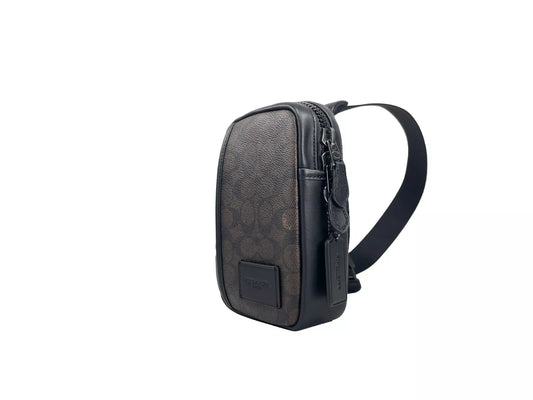 COACH Edge L Pack Backpack Sling Bag Black Walnut (CW347) at The Platonist