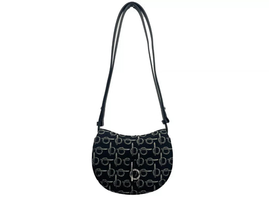 Burberry Mini Rocking Horse Crossbody Bag Purse Black at The Platonist