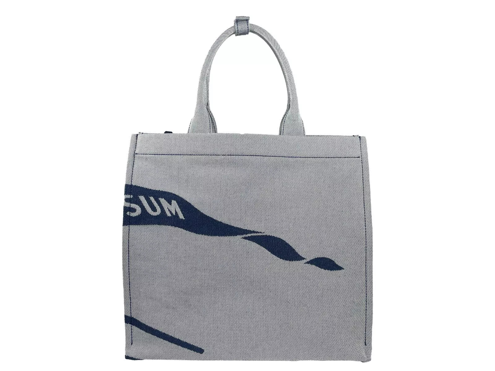 Burberry Navy EKD Canvas Tote Bag With Coin Pouch at The Platonist