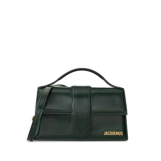 Jacquemus Green Leather Shoulder Bag Handbag Jacquemus
