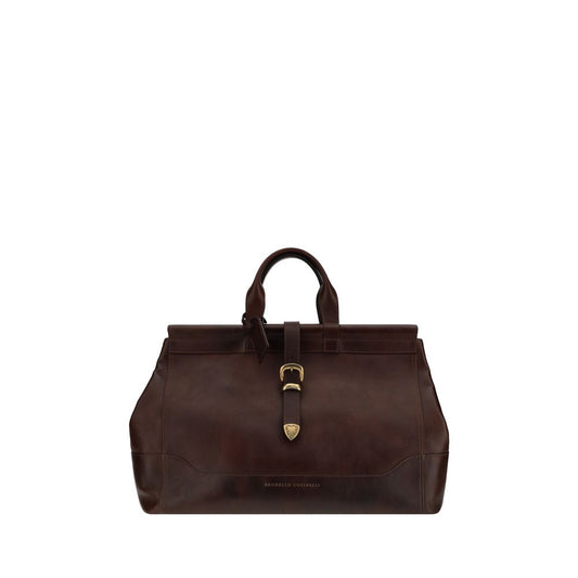 Brunello Cucinelli Leather Travel Bag at The Platonist