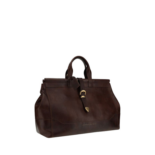 Brunello Cucinelli Leather Travel Bag at The Platonist