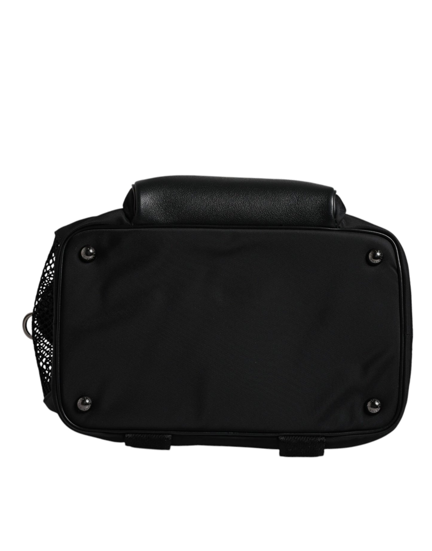 Sac à bandoulière noir Dolce &amp; Gabbana avec logo et plaque pour animal de compagnie