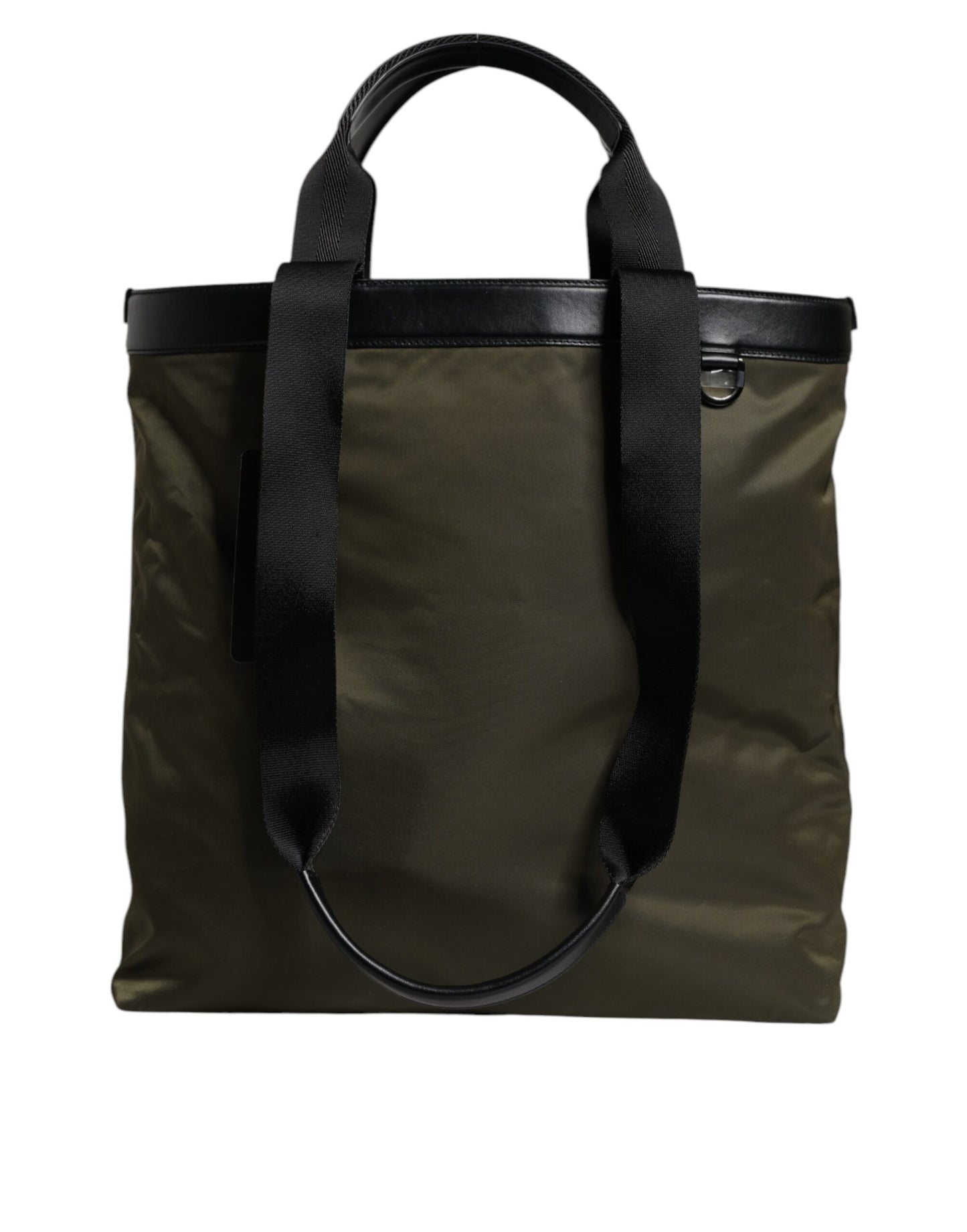 Dolce &amp; Gabbana Tragetasche aus Nylon in Militärgrün mit Schultergurt