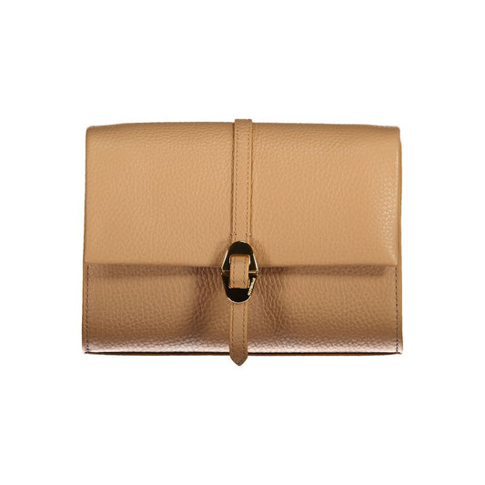 Sac à main en cuir marron Coccinelle