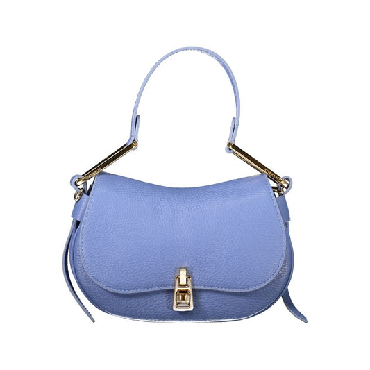 Sac à main Coccinelle en cuir bleu clair pour femme