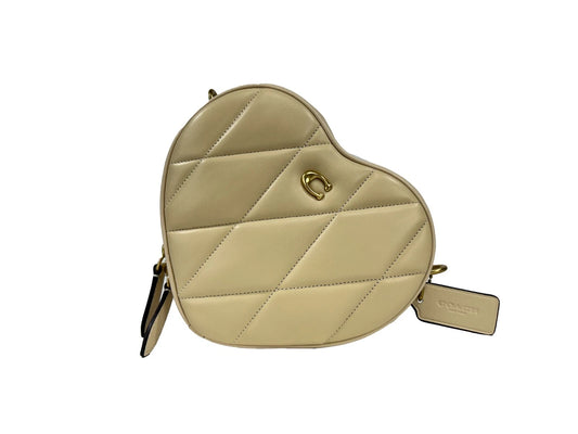 COACH Heart Small Quilted Leather Crossbody Bag Purse at The Platonist