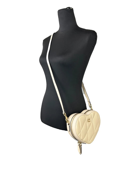 COACH Heart Small Quilted Leather Crossbody Bag Purse at The Platonist