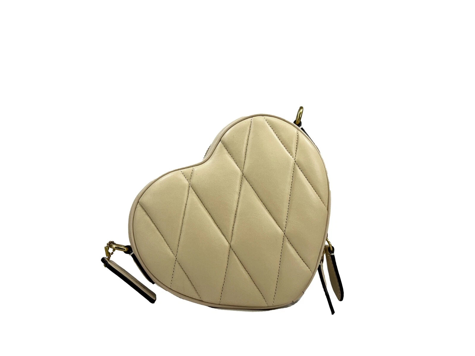 COACH Heart Small Quilted Leather Crossbody Bag Purse at The Platonist