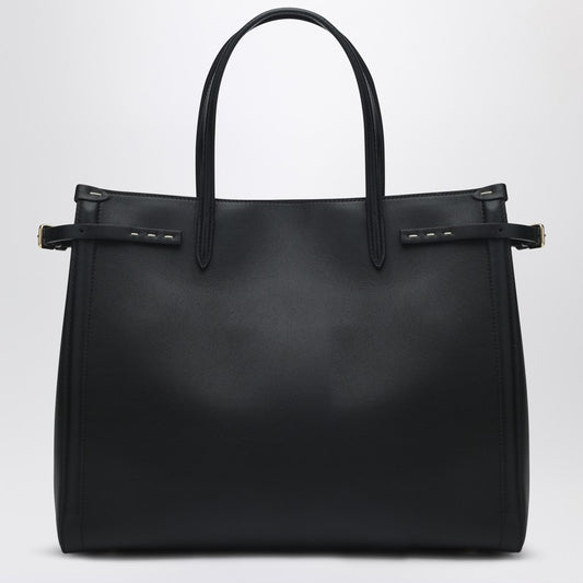 Sac cabas Antibes moyen en cuir noir Valentino Garavani