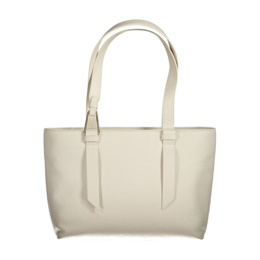 Sac à main en cuir blanc Coccinelle