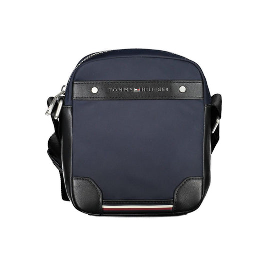 Tommy Hilfiger – Blaue Polyester-Umhängetasche für Herren