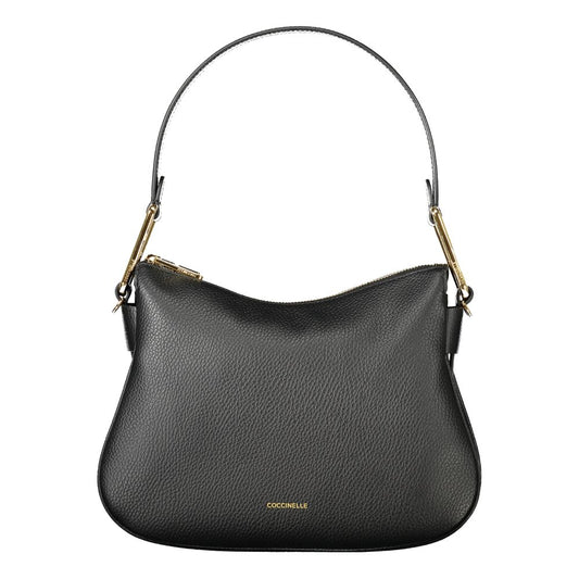 Sac à main Coccinelle en cuir noir pour femme