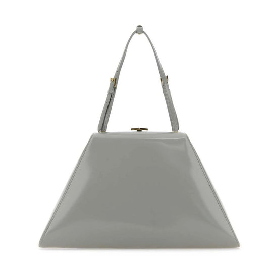 Prada Gray Leather Handbag at The Platonist