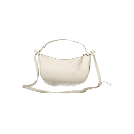 Sac à main en cuir blanc Coccinelle