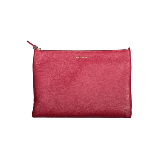 Sac à main en cuir rouge Coccinelle