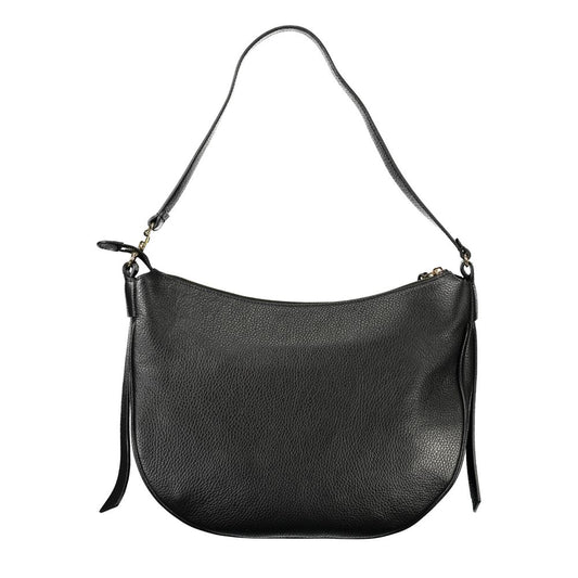 Sac à main en cuir noir Coccinelle