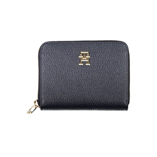 Tommy Hilfiger – Blaue Polyethylen-Geldbörse für Damen