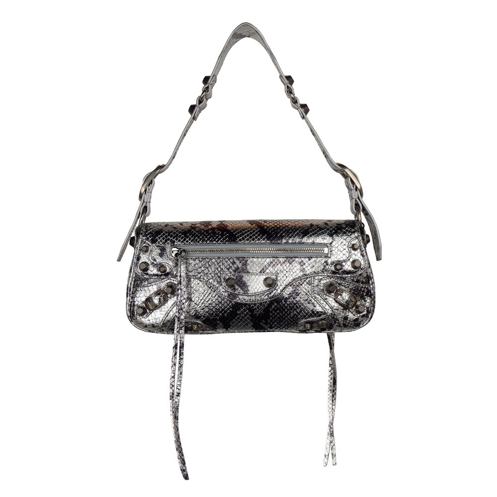 Balenciaga Gray Calfskin Handbag at The Platonist