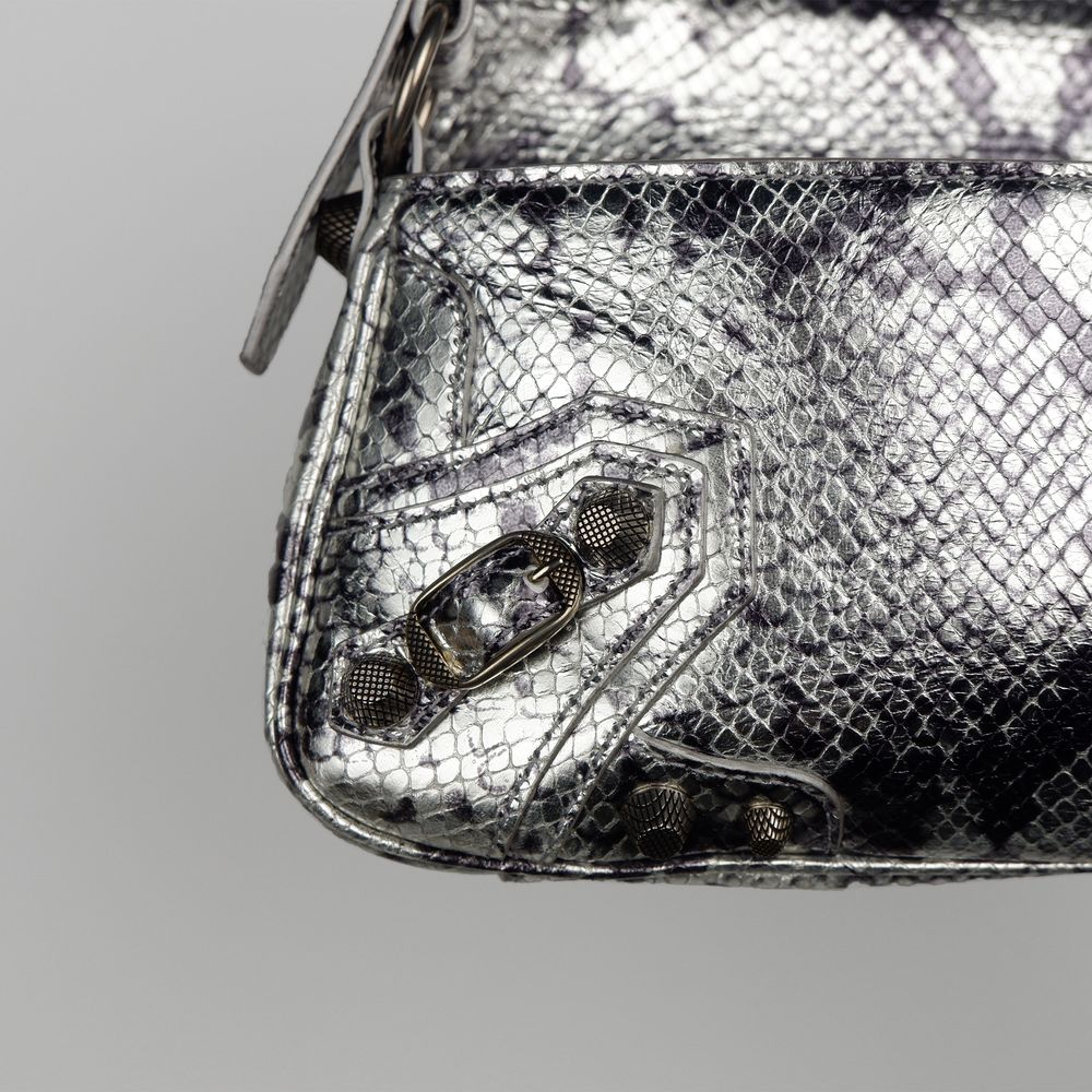 Balenciaga Gray Calfskin Handbag at The Platonist