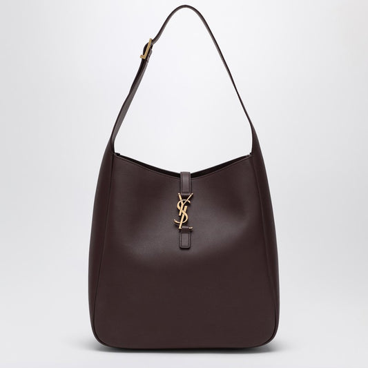 Saint Laurent Grand sac Le 5 à 7 en cuir marron