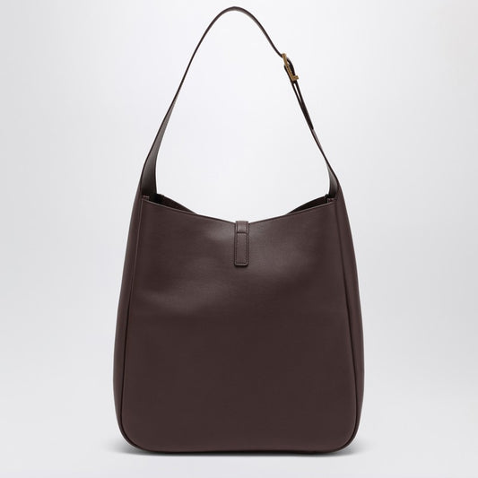 Saint Laurent Grand sac Le 5 à 7 en cuir marron