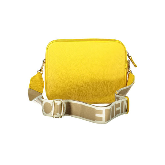 Sac à main Coccinelle en cuir jaune pour femme