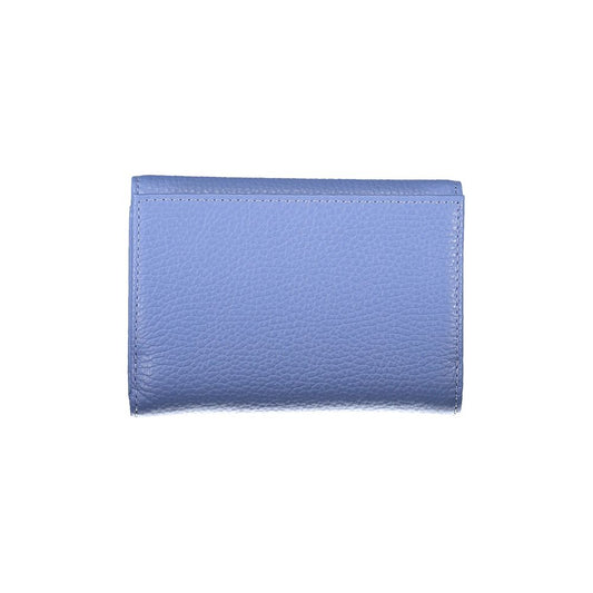 Coccinelle Blaue Lederbrieftasche