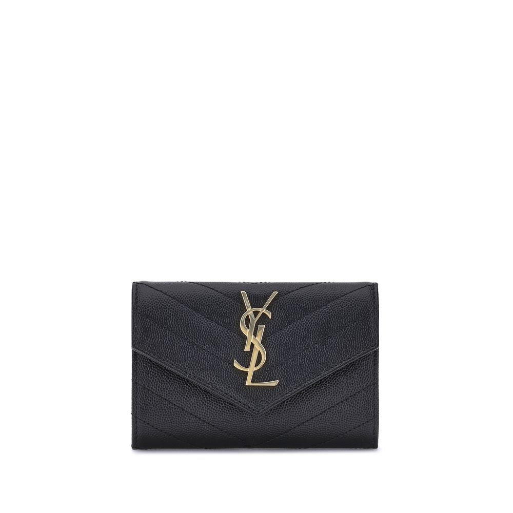 Saint Laurent Leather Wallet at The Platonist