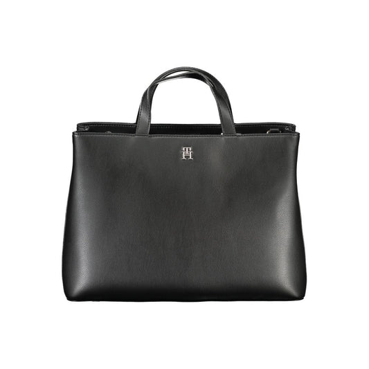 Sac à main Tommy Hilfiger en polyester noir