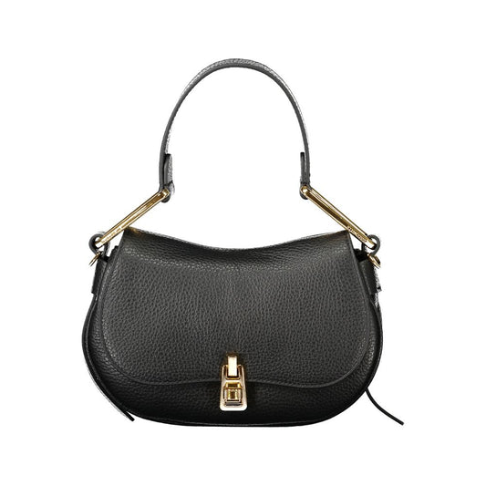 Sac à main en cuir noir Coccinelle
