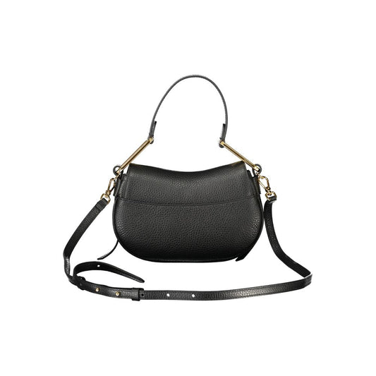Sac à main en cuir noir Coccinelle