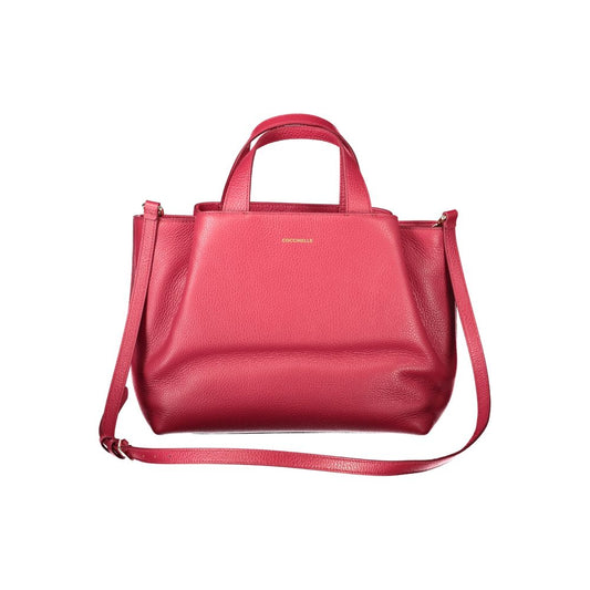 Sac à main en cuir rouge Coccinelle