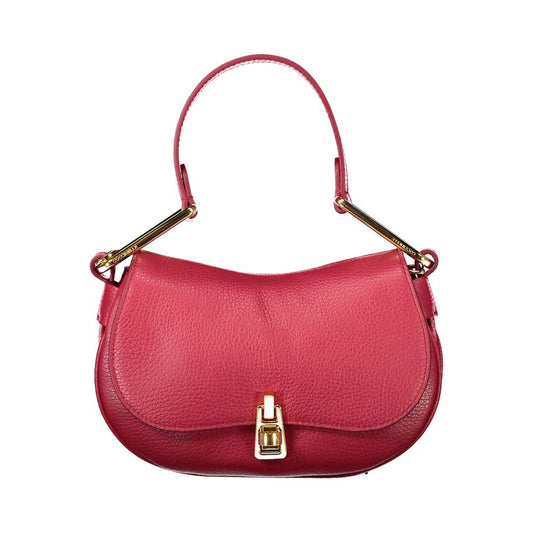 Sac à main en cuir rouge Coccinelle