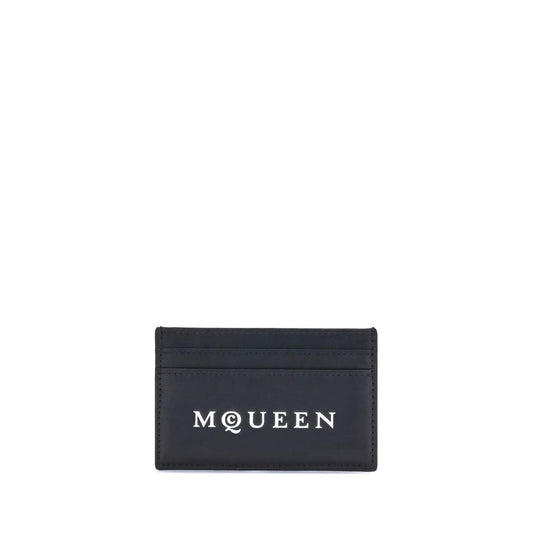 Porte-cartes avec logo Alexander McQueen