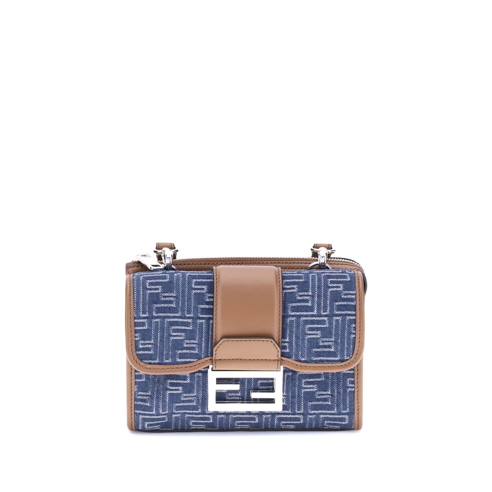 Fendi Baguette denim Shoulder Bag at The Platonist