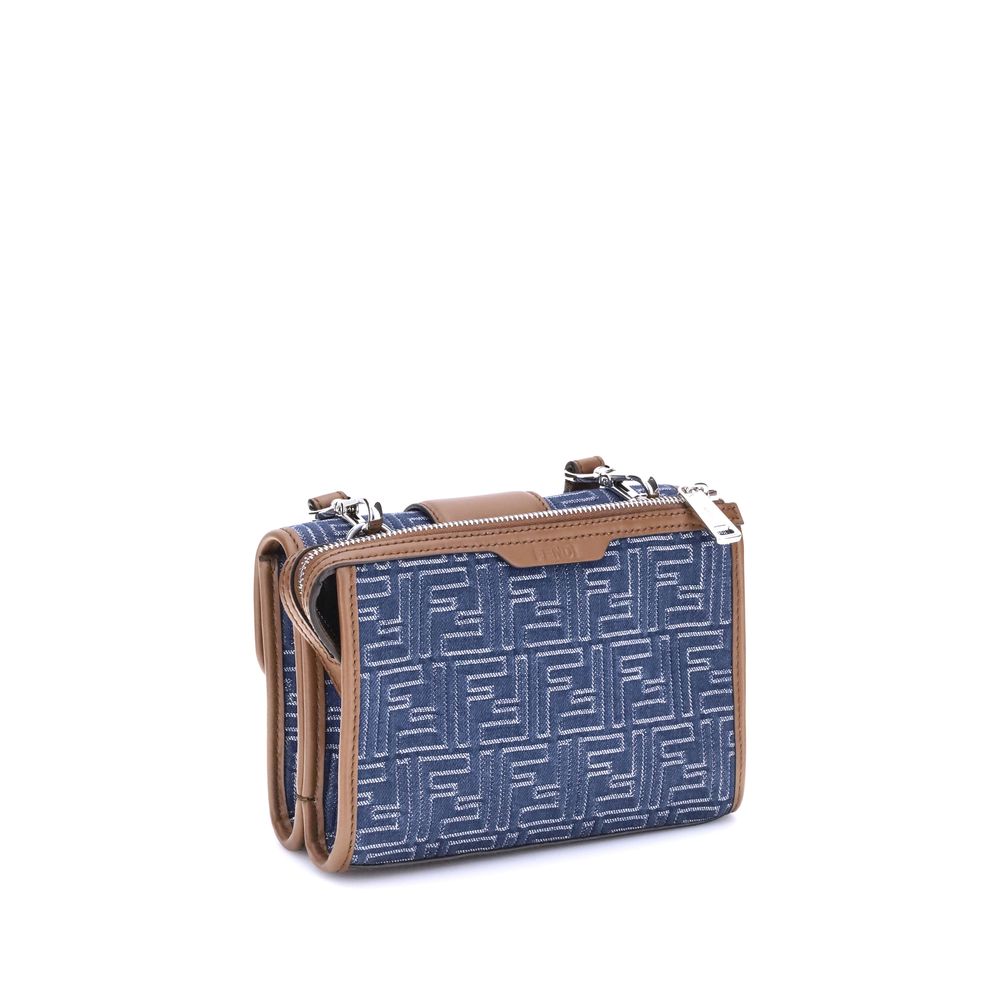 Fendi Baguette denim Shoulder Bag at The Platonist