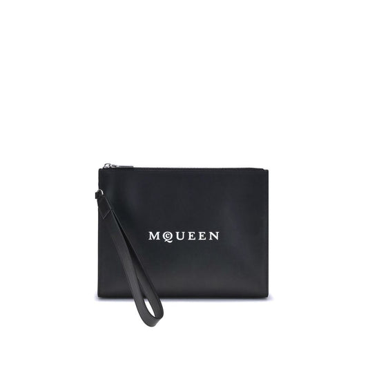 Pochette en cuir Alexander McQueen