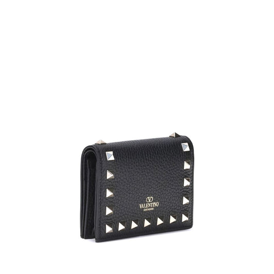 Portefeuille en cuir Rockstud Valentino Garavani