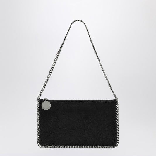 Stella McCartney – Schwarze Falabella-Clutch-Umhängetasche