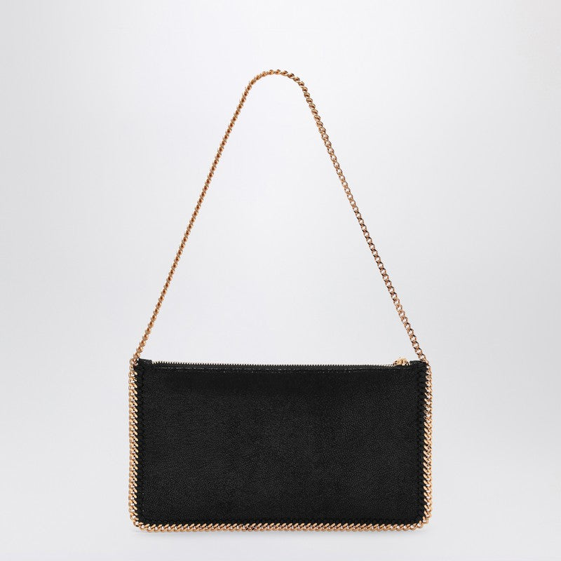 Stella Mccartney Schwarze Falabella Clutch-Umhängetasche
