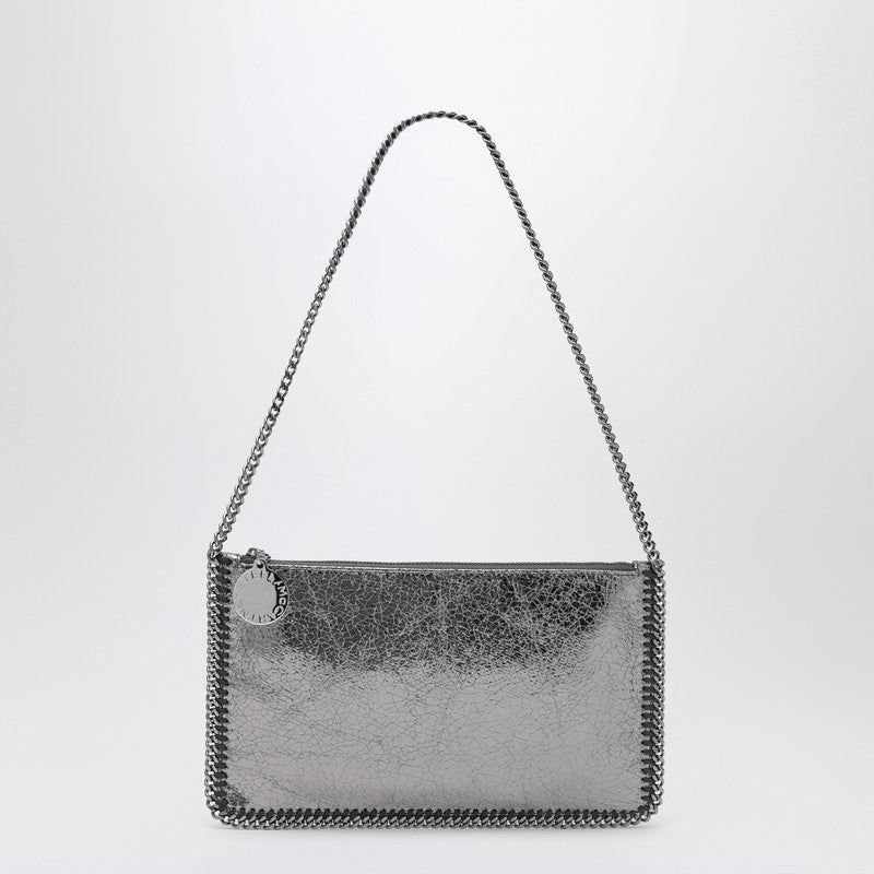 Stella Mccartney Falabella Clutch-Umhängetasche in Grau-Metallic