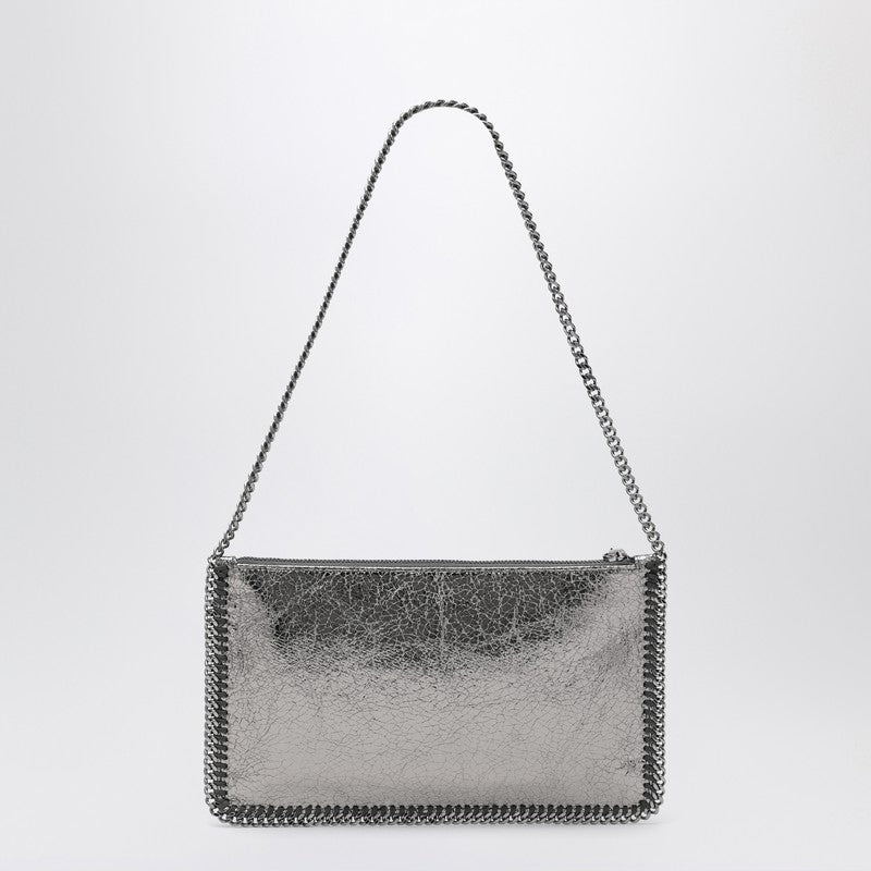 Stella Mccartney Falabella Clutch-Umhängetasche in Grau-Metallic