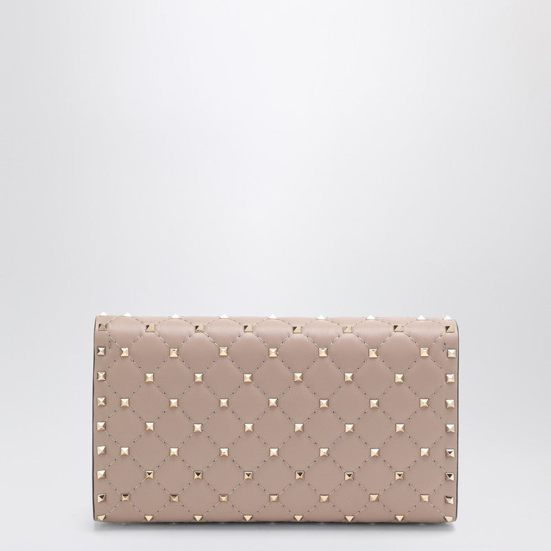 Sac bandoulière Rockstud Spike Valentino Garavani couleur poudre