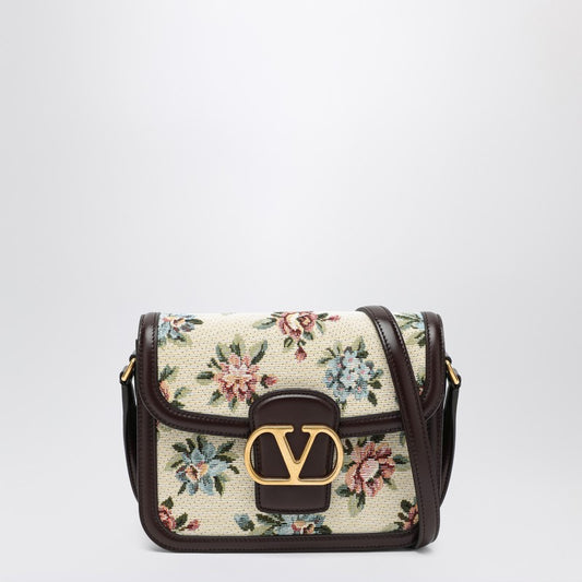 Valentino Garavani Small Bag 9To5 In Jacquard Fabric Papier Floral